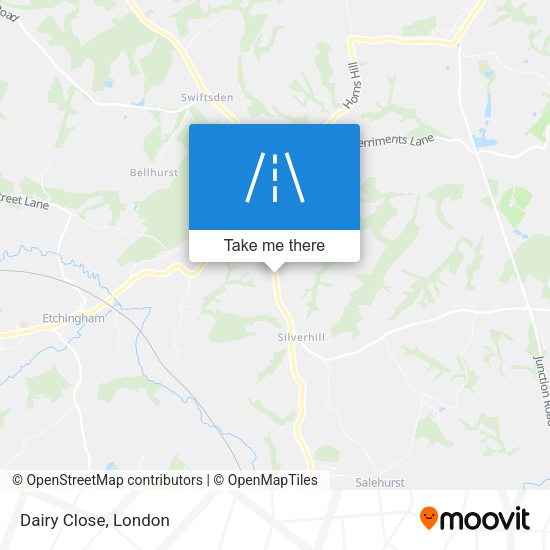 Dairy Close map