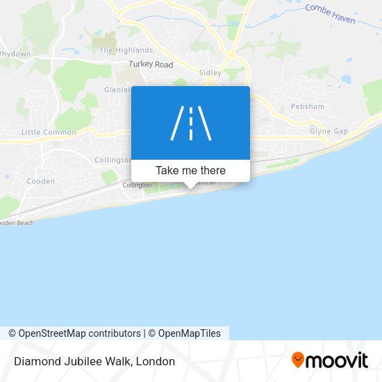 Diamond Jubilee Walk map