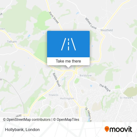 Hollybank map