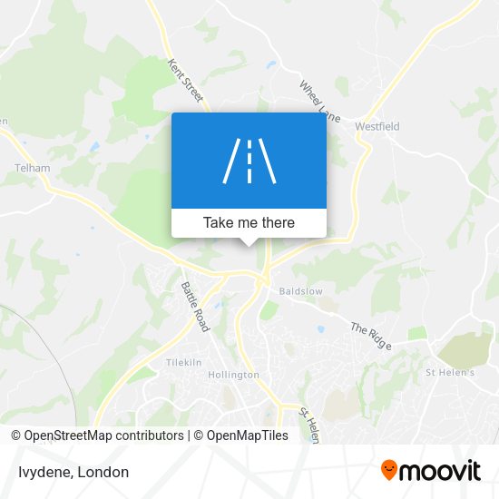 Ivydene map