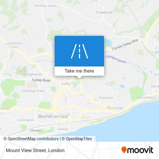 Mount View Street map