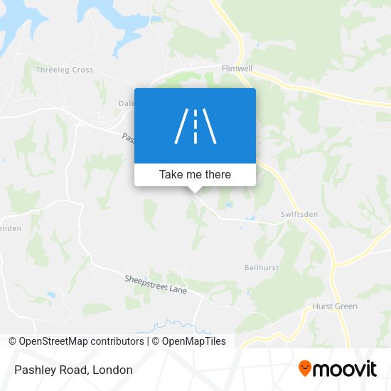 Pashley Road map