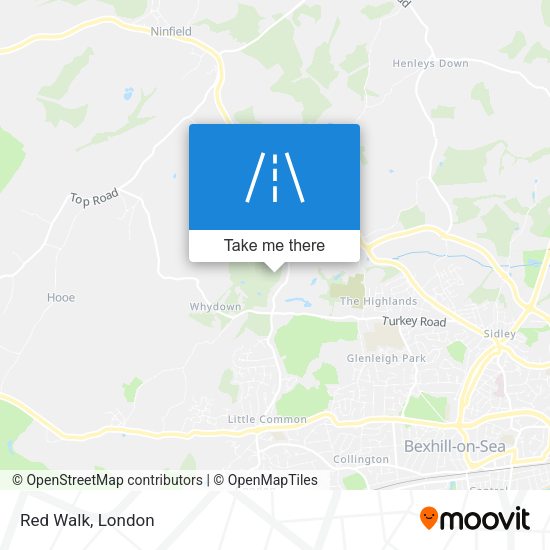 Red Walk map