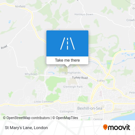 St Mary's Lane map