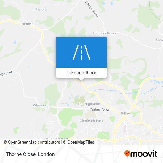 Thorne Close map