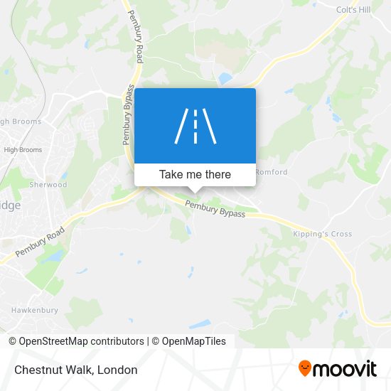 Chestnut Walk map