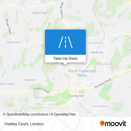 Hadley Court map