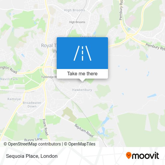 Sequoia Place map