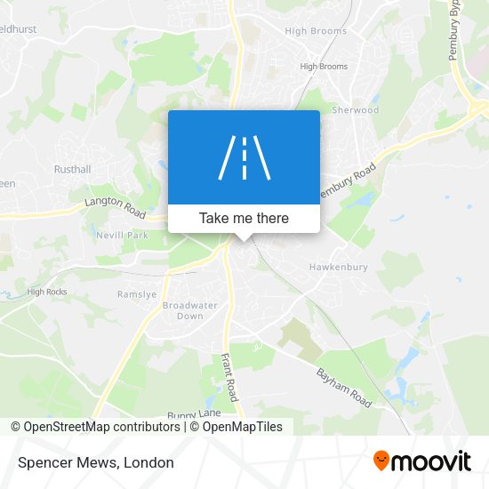 Spencer Mews map