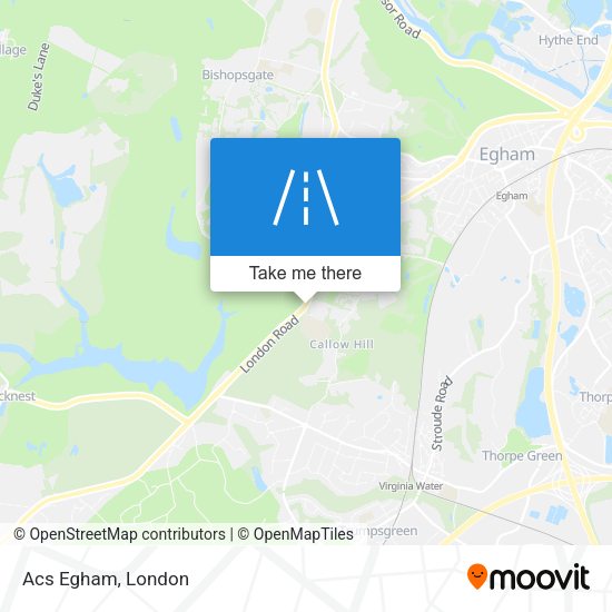 Acs Egham map
