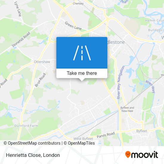 Henrietta Close map