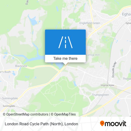 London Road Cycle Path (North) map