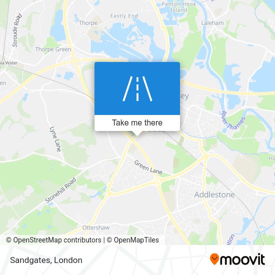Sandgates map