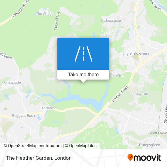 The Heather Garden map