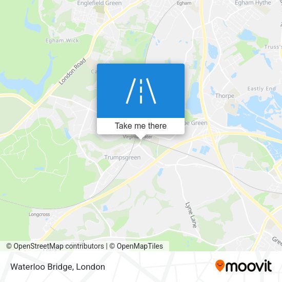 Waterloo Bridge map