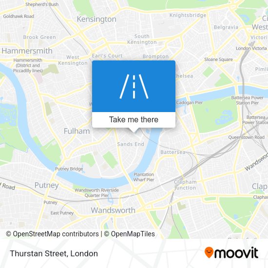 Thurstan Street map