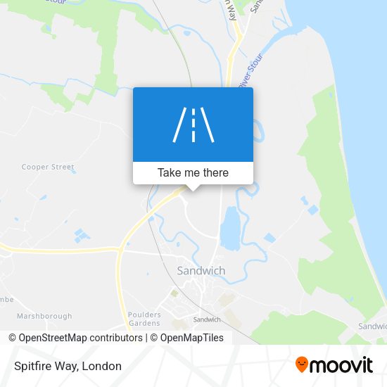 Spitfire Way map
