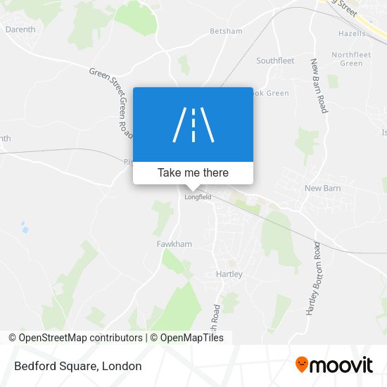Bedford Square map