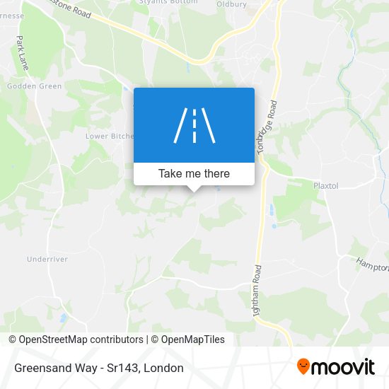 Greensand Way - Sr143 map
