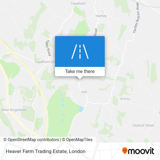 Heaver Farm Trading Estate map