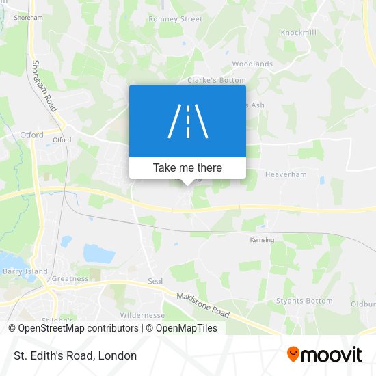 St. Edith's Road map
