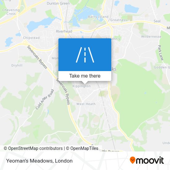 Yeoman's Meadows map