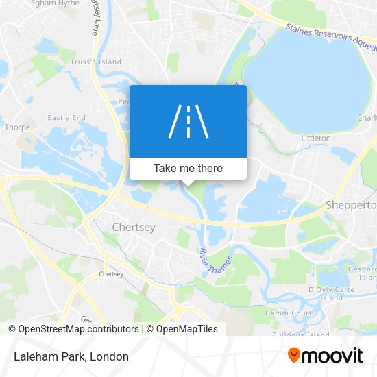Laleham Park map