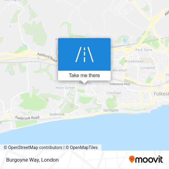 Burgoyne Way map