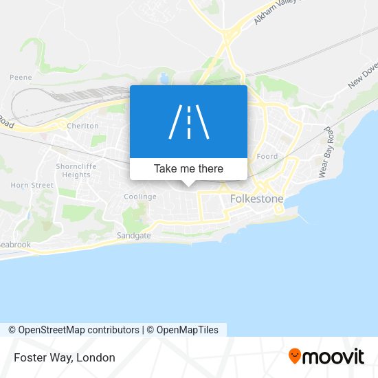 Foster Way map