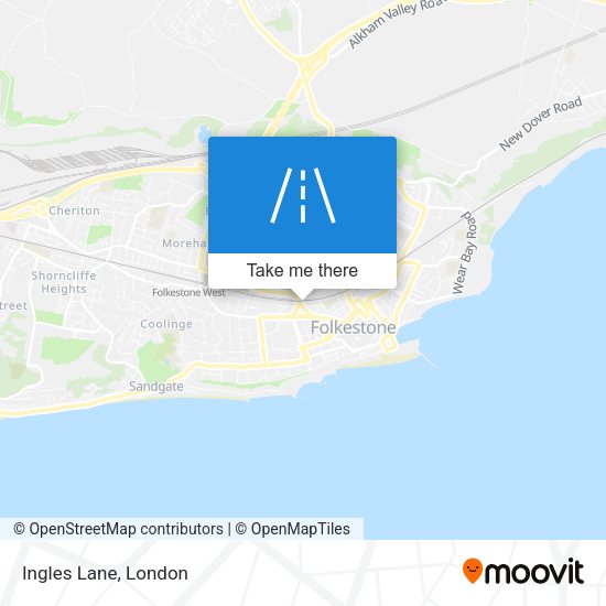 Ingles Lane map