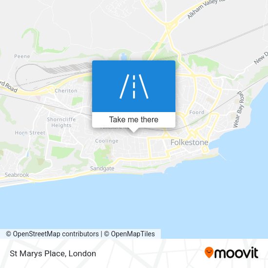 St Marys Place map