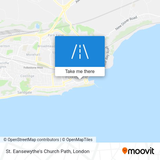 St. Eansewythe's Church Path map