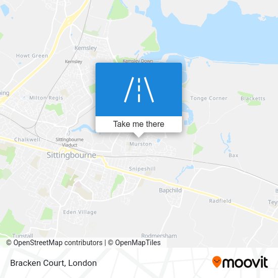 Bracken Court map