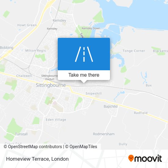 Homeview Terrace map