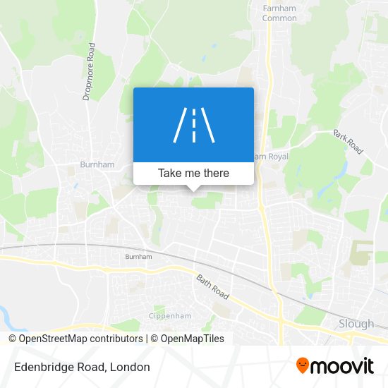 Edenbridge Road map