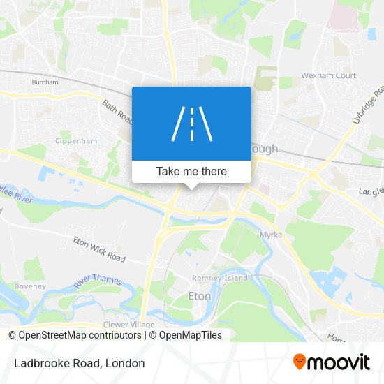 Ladbrooke Road map