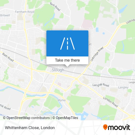 Whittenham Close map