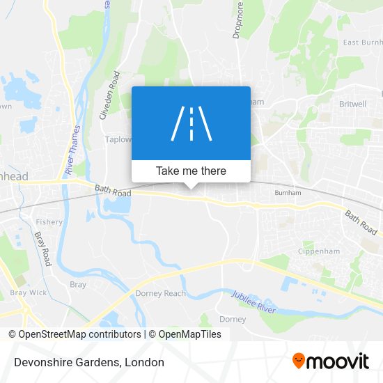 Devonshire Gardens map
