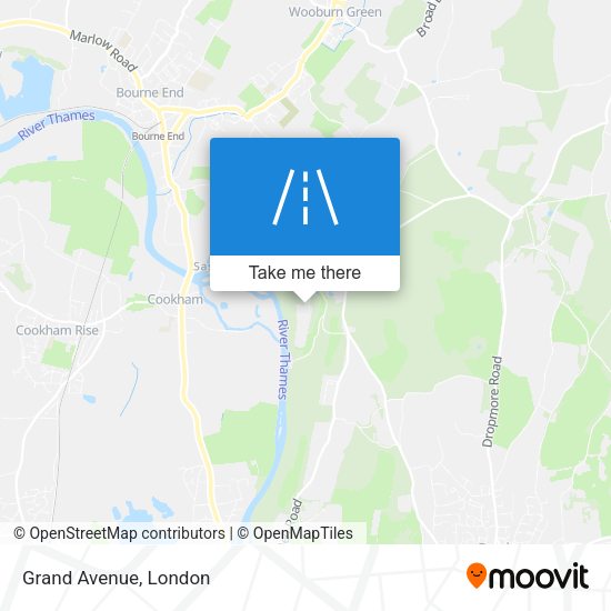 Grand Avenue map