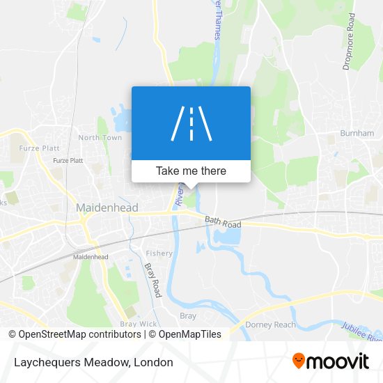 Laychequers Meadow map