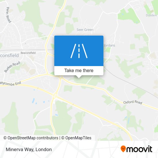 Minerva Way map
