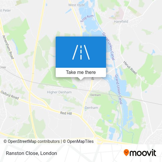 Ranston Close map