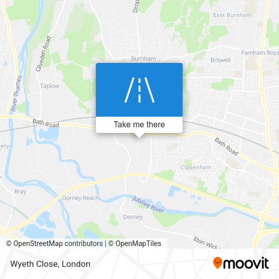 Wyeth Close map