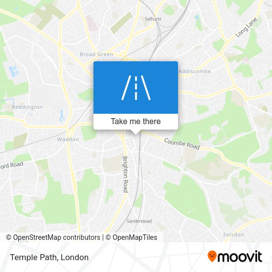 Temple Path map