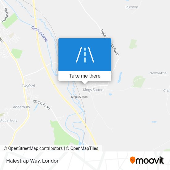 Halestrap Way map