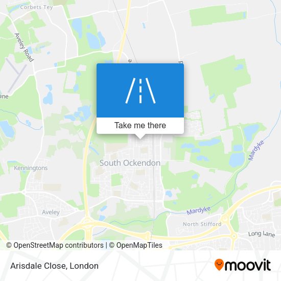 Arisdale Close map