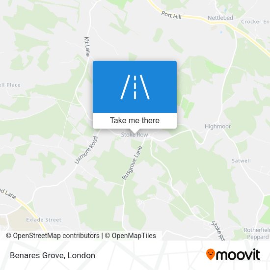 Benares Grove map