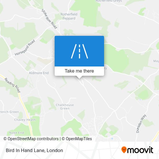 Bird In Hand Lane map