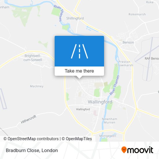 Bradburn Close map