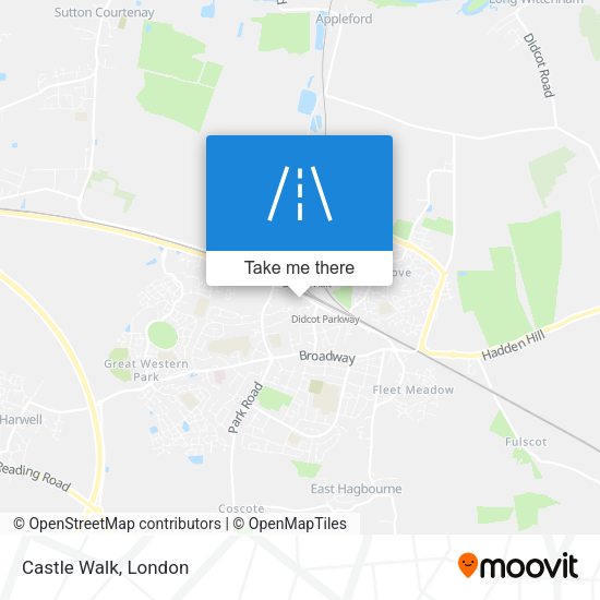 Castle Walk map